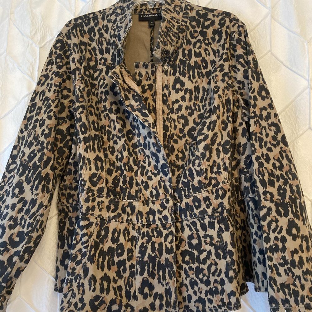 Leopard Jacket with Peplum
